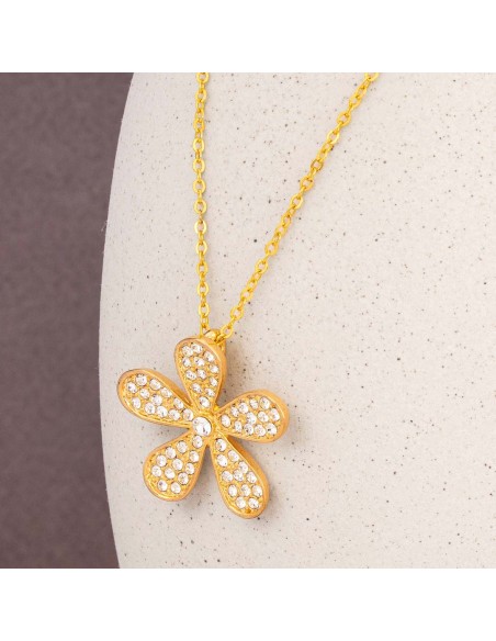 Gilded Four-leaf Clover Necklace